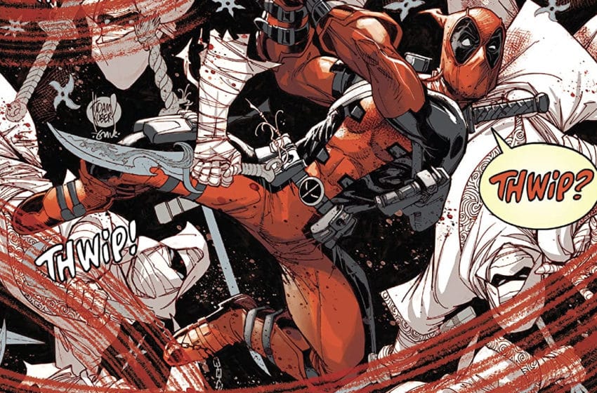 Cover to Deadpool: Black, White & Blood #1