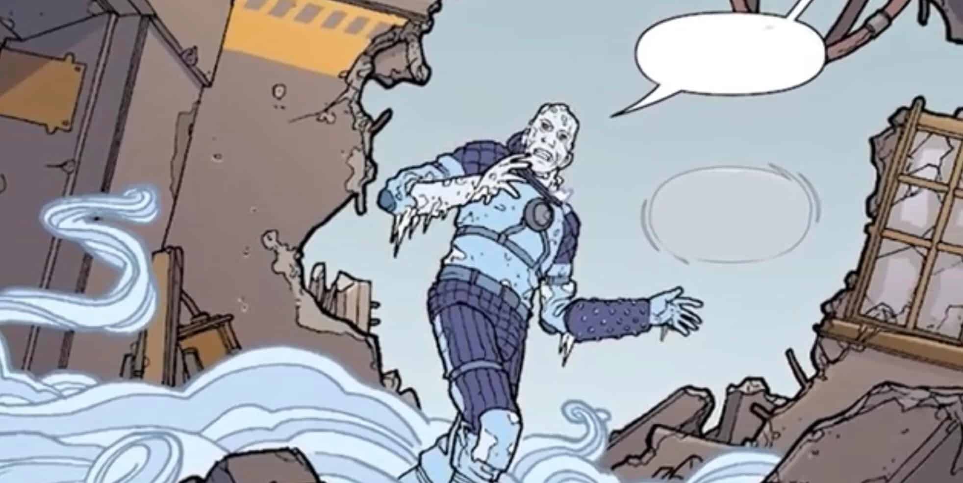 Mr. Freeze Snow Banner