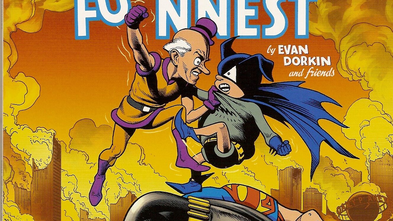 Mr Mxyzptlk and Bat-Mite fight