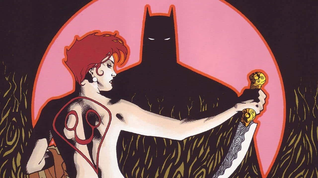 Batman and Whisper A'Daire face each other